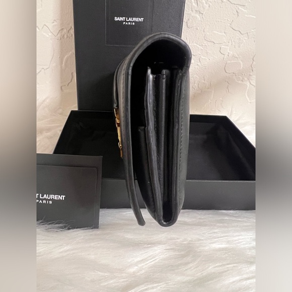 YSL Full Inclusion Saint Laurent Flap Wallet - Picture 6 of 11